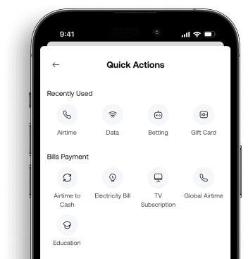 Bill payment options on phone